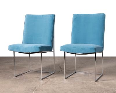  Thayer Coggin Set of Ten Dining Chairs by Milo Baughman for Thayer Coggin