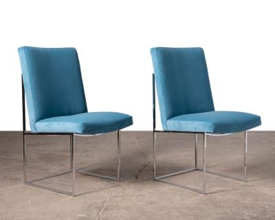  Thayer Coggin Set of Ten Dining Chairs by Milo Baughman for Thayer Coggin