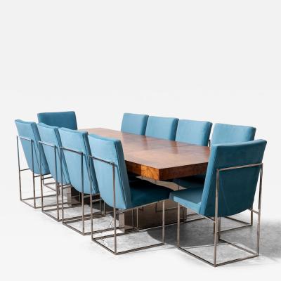  Thayer Coggin Set of Ten Dining Chairs by Milo Baughman for Thayer Coggin