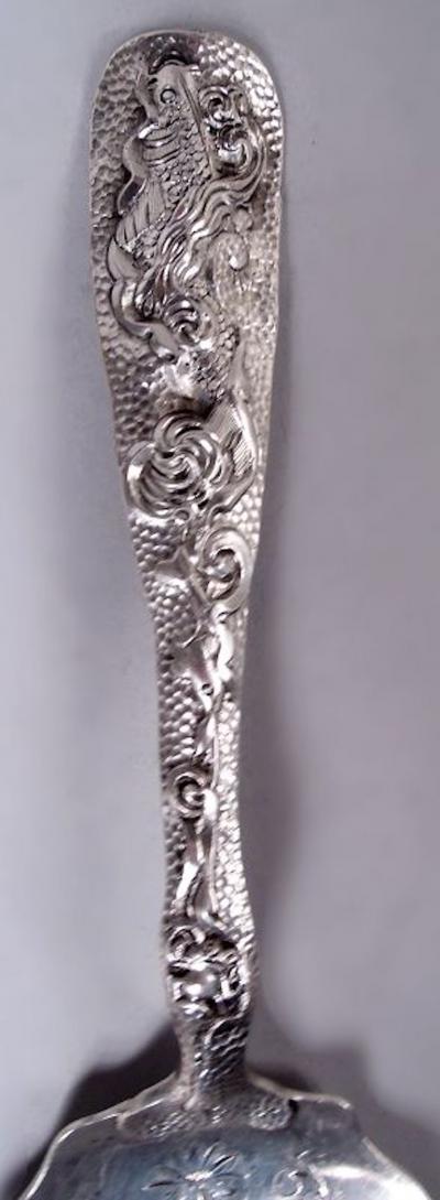  The Duhme Company Duhme American Japonesque Sterling Silver Fish Serving Fork Slice