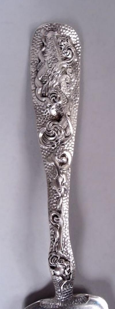  The Duhme Company Duhme American Japonesque Sterling Silver Fish Serving Fork Slice