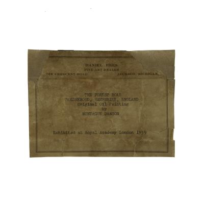  The Forest Road Boldrewood Hampshire by Montague Dawson