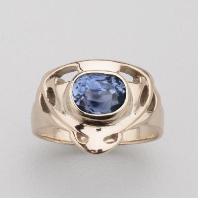  The Kalo Shop Arts Crafts Montana Sapphire 14kt Gold by The Kalo Shops