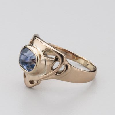 The Kalo Shop Arts Crafts Montana Sapphire 14kt Gold by The Kalo Shops