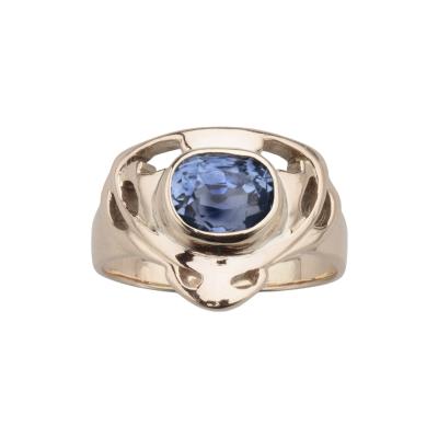  The Kalo Shop Arts Crafts Montana Sapphire 14kt Gold by The Kalo Shops