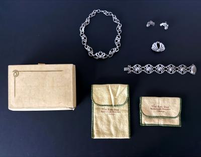 The Kalo Shop Rare Sterling Silver Jewelry Suite by The Kalo Shop