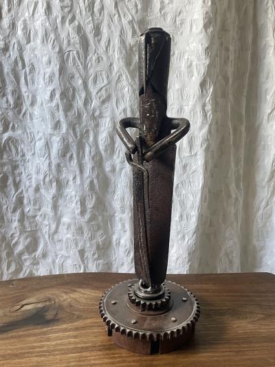  The Knight Sculpture by J zsef Szab Trash Works Industrial 2024