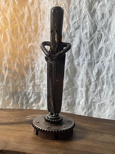  The Knight Sculpture by J zsef Szab Trash Works Industrial 2024