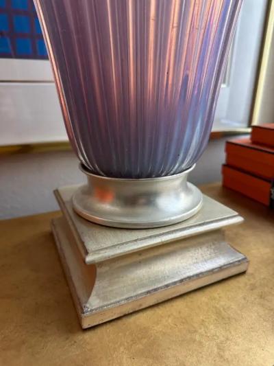  The Marbro Lamp Company Large Murano Glass Lamp by Marbro