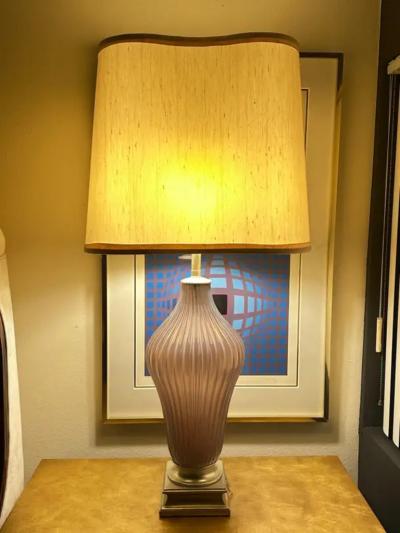  The Marbro Lamp Company Large Murano Glass Lamp by Marbro