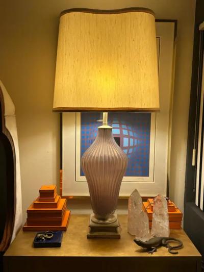  The Marbro Lamp Company Large Murano Glass Lamp by Marbro