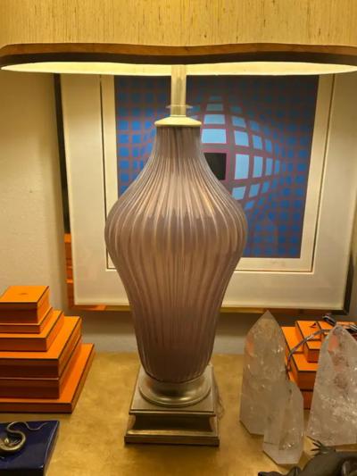  The Marbro Lamp Company Large Murano Glass Lamp by Marbro