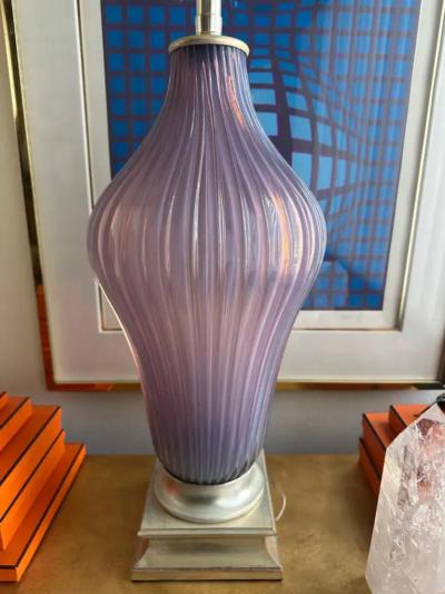  The Marbro Lamp Company Large Murano Glass Lamp by Marbro
