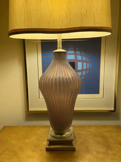  The Marbro Lamp Company Large Murano Glass Lamp by Marbro