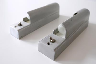  The Simes Co NY Rare Set of Two Streamline Cruise Ship Cabin Sconces by The Simes Co NY 1930s