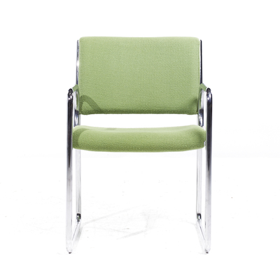  The Vecta Group Dallas Vecta Group Dallas Mid Century Green and Chrome Chairs Set of 4
