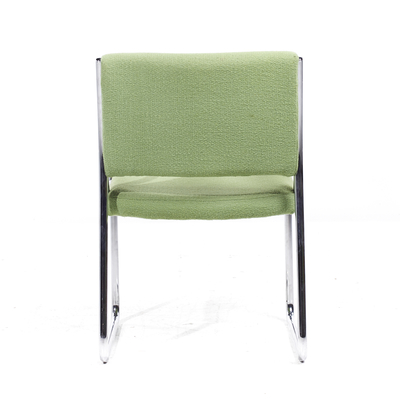  The Vecta Group Dallas Vecta Group Dallas Mid Century Green and Chrome Chairs Set of 4