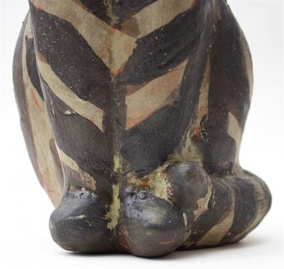  Thelma Frazier Winter Ceramic Sculpture Cat 1955 USA