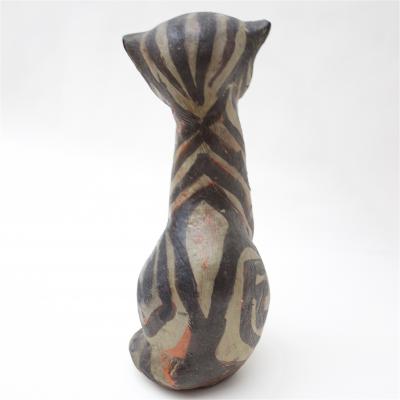  Thelma Frazier Winter Ceramic Sculpture Cat 1955 USA