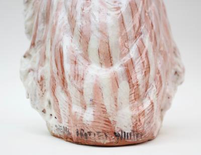  Thelma Frazier Winter Ceramic Sculpture Woman in dress 1955 USA