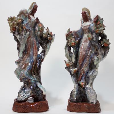  Thelma Frazier Winter Ceramic Sculpture by Thelma Frazier Winter 1950s USA