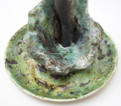 Thelma Frazier Winter Ceramic Sculpture by Thelma Frazier Winter Lady in Crown 