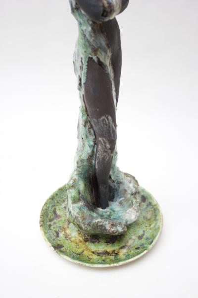  Thelma Frazier Winter Ceramic Sculpture by Thelma Frazier Winter Lady in Crown 