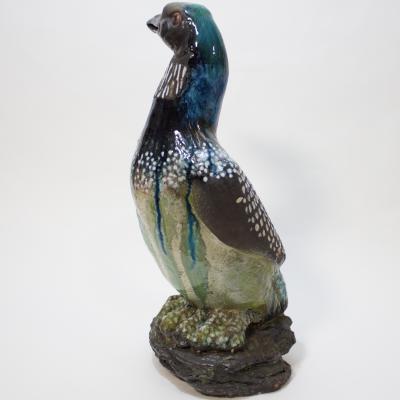  Thelma Frazier Winter Ceramic Sculpture by Thelma Frazier Winter Loon 