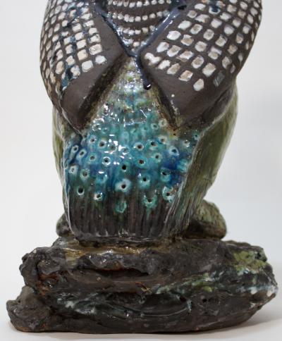  Thelma Frazier Winter Ceramic Sculpture by Thelma Frazier Winter Loon 