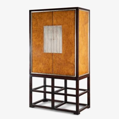  Therien Studio Workshops Marseilles Cabinet in Karelian Birch Walnut by Therien for Fournir Collections
