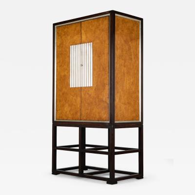  Therien Studio Workshops Marseilles Cabinet in Karelian Birch Walnut by Therien for Fournir Collections