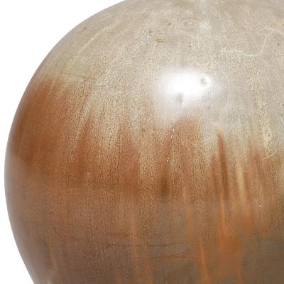  Thisted Keramik Table Lamp in Flowing Earthy Tones by Christian Jensen for Thisted Keramik