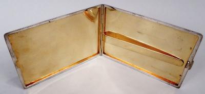 Thomae in Attleboro American Modern Enamel Swordfish Cigarette Case