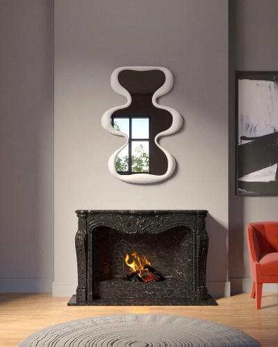  Thomas Cooper Studio Gala Mirror Blanco White