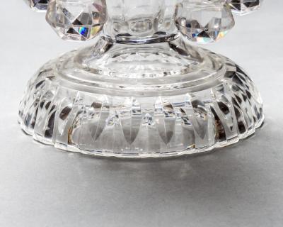  Thomas F C Osler A FINE PAIR OF CRYSTAL CANDLESTICKS BY F C OSLER