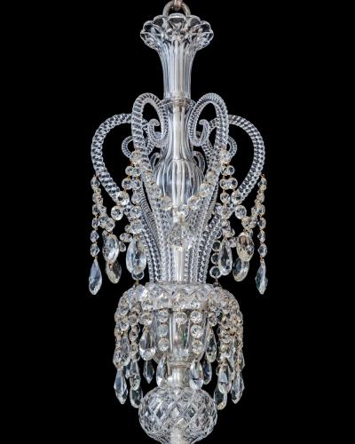  Thomas F C Osler A FOURTEEN LIGHT VICTORIAN CRYSTAL CHANDELIER BY F C OSLER