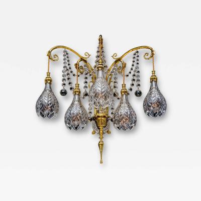  Thomas F C Osler A LARGE PAIR OF ART NOUVEAU WALL LIGHTS BY F C OSLER
