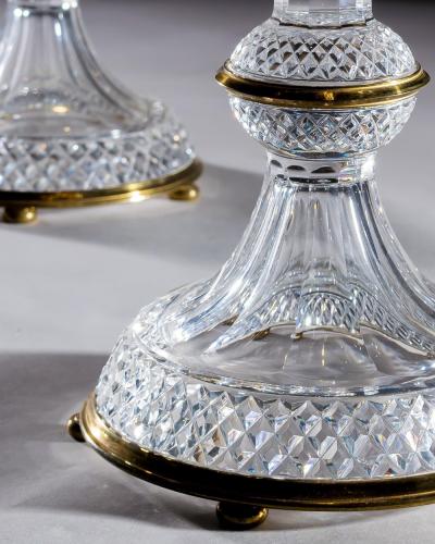  Thomas F C Osler A PAIR OF GILT BRONZE FIVE LIGHT CANDELABRA BY F C OSLER