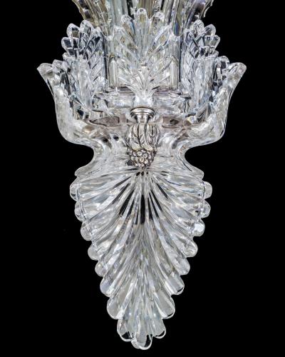  Thomas F C Osler A RICHLY CUT PAIR OF VICTORIAN WALL SCONCES BY F C OSLER