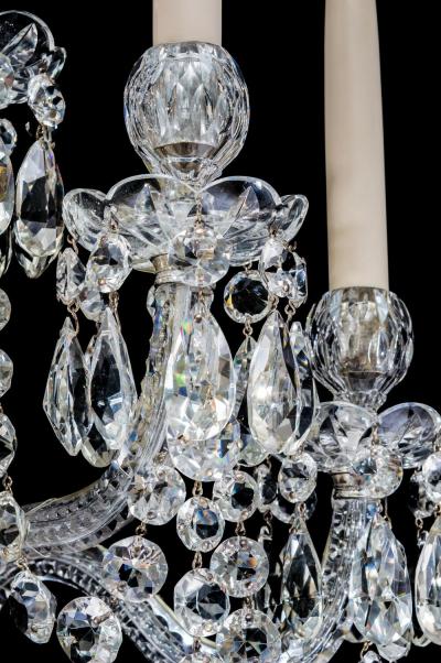  Thomas F C Osler A RICHLY CUT PAIR OF VICTORIAN WALL SCONCES BY F C OSLER