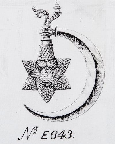  Thomas F C Osler A SET OF THREE STAR CRESCENT LIGHTS BY F C OSLER