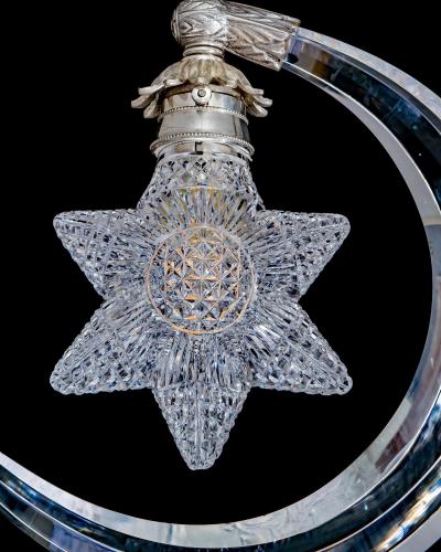  Thomas F C Osler A SET OF THREE STAR CRESCENT LIGHTS BY F C OSLER