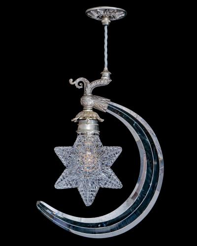  Thomas F C Osler A SET OF THREE STAR CRESCENT LIGHTS BY F C OSLER