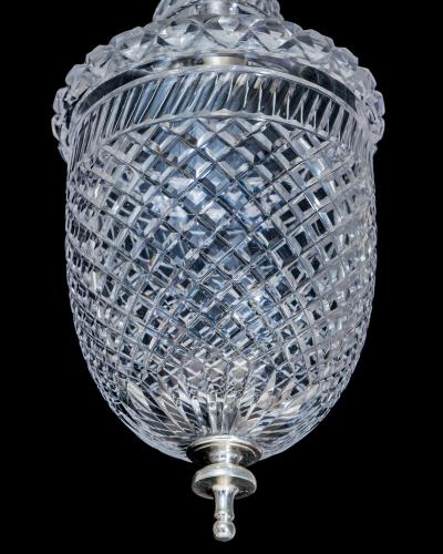  Thomas F C Osler A SET OF THREE VICTORIAN SILVER MOUNTED HALL LANTERNS BY F C OSLER