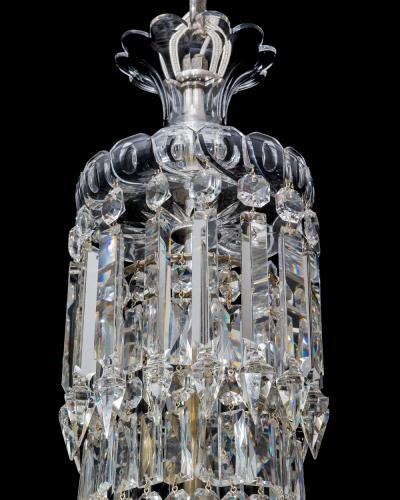  Thomas F C Osler A VICTORIAN TENT AND WATERFALL CHANDELIER BY F C OSLER