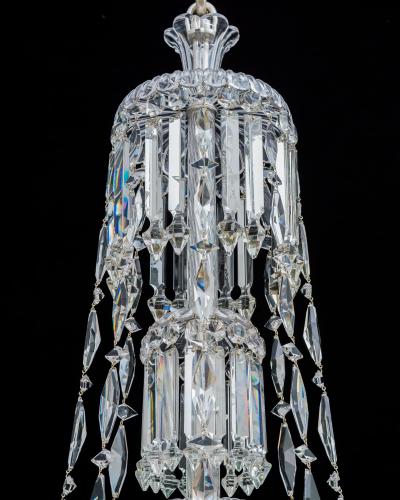  Thomas F C Osler AN EXCEPTIONAL VICTORIAN SLATDISH CHANDELIER BY F C OSLER
