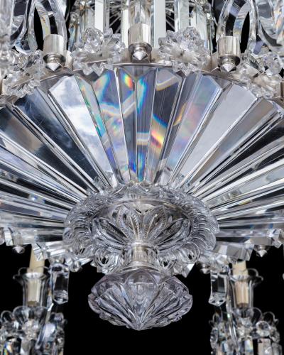  Thomas F C Osler AN EXCEPTIONAL VICTORIAN SLATDISH CHANDELIER BY F C OSLER