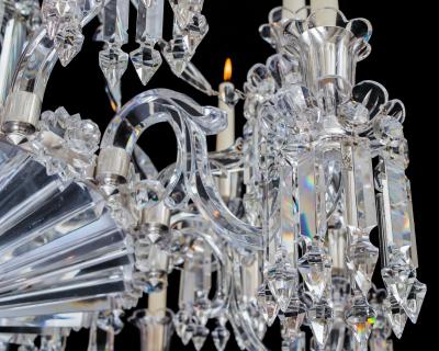  Thomas F C Osler AN EXCEPTIONAL VICTORIAN SLATDISH CHANDELIER BY F C OSLER