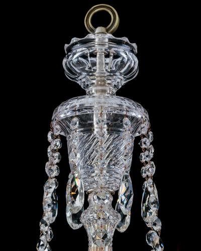  Thomas F C Osler AN EXQUISITE SIX LIGHT ADAM STYLE CHANDELIER BY F C OSLER