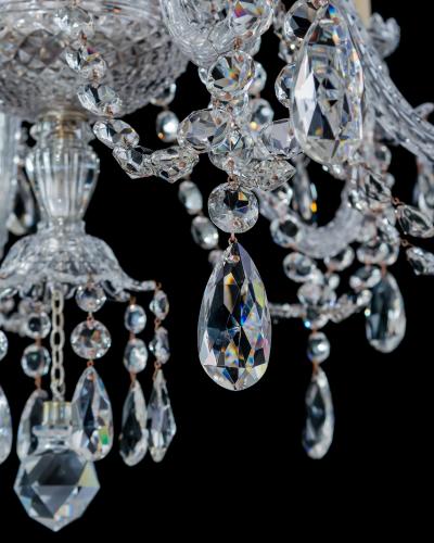  Thomas F C Osler AN EXQUISITE SIX LIGHT ADAM STYLE CHANDELIER BY F C OSLER